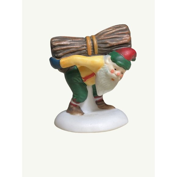 Heritage Village Collection Woodsmen Elves Set Of 3 Porcelain Accessories - Picture 7 of 10